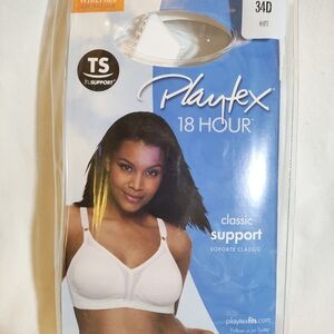 Playtex 18 Hour White Support Bra